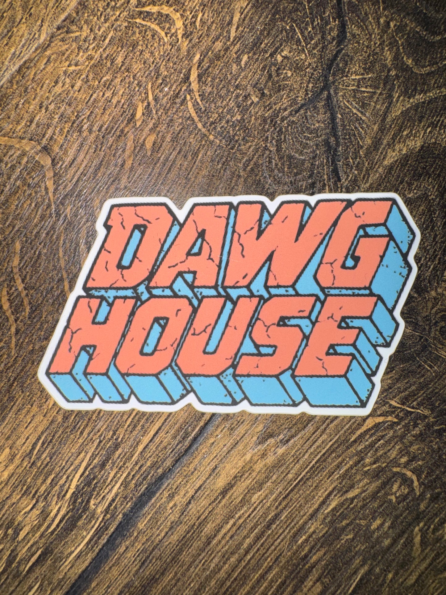 Dawg House Brick Slap Sticker – 3in Vinyl Slap