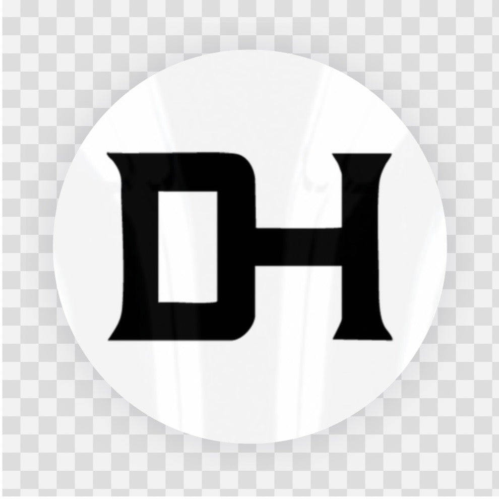 DH Logo Slap Sticker – 2in Vinyl Slap