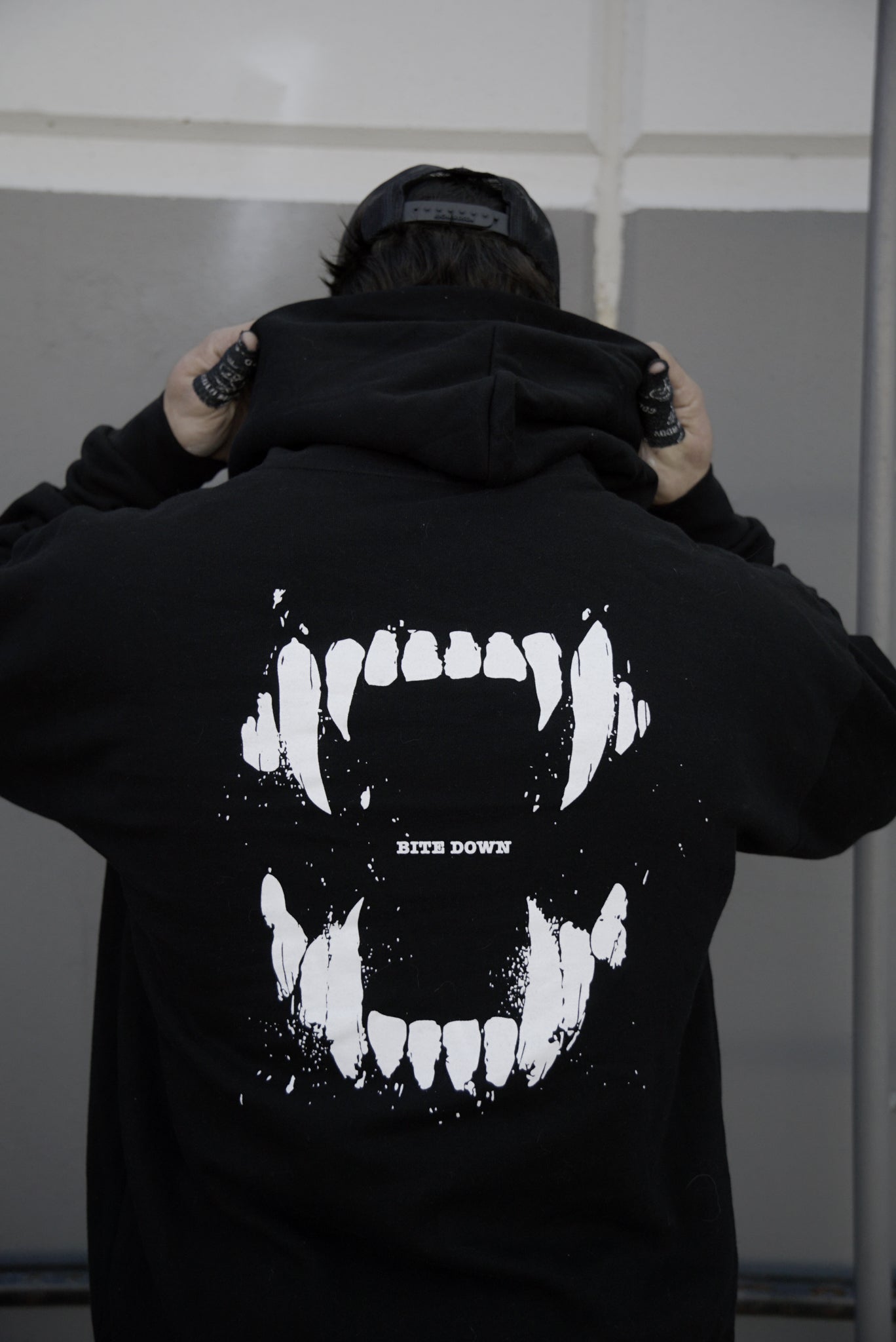 "BITE DOWN" Oversized Hoodie