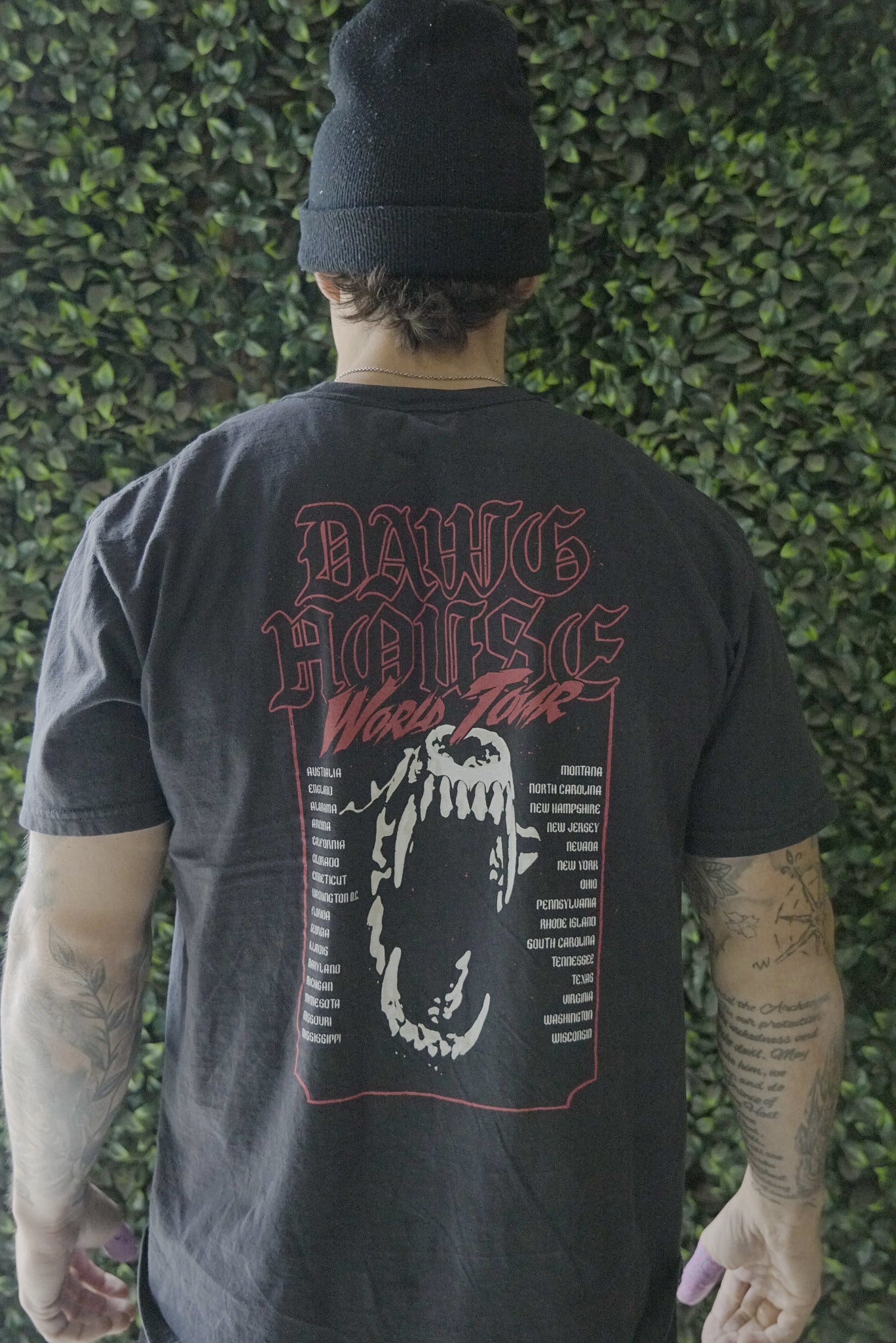 "DH World Tour" Oversized Tee