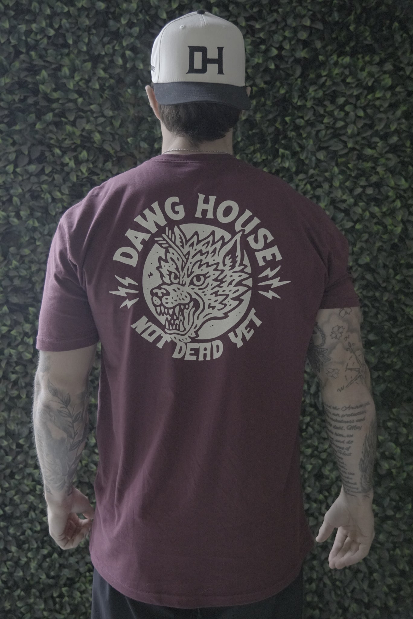 "Not Dead Yet" Everyday Tee – Maroon