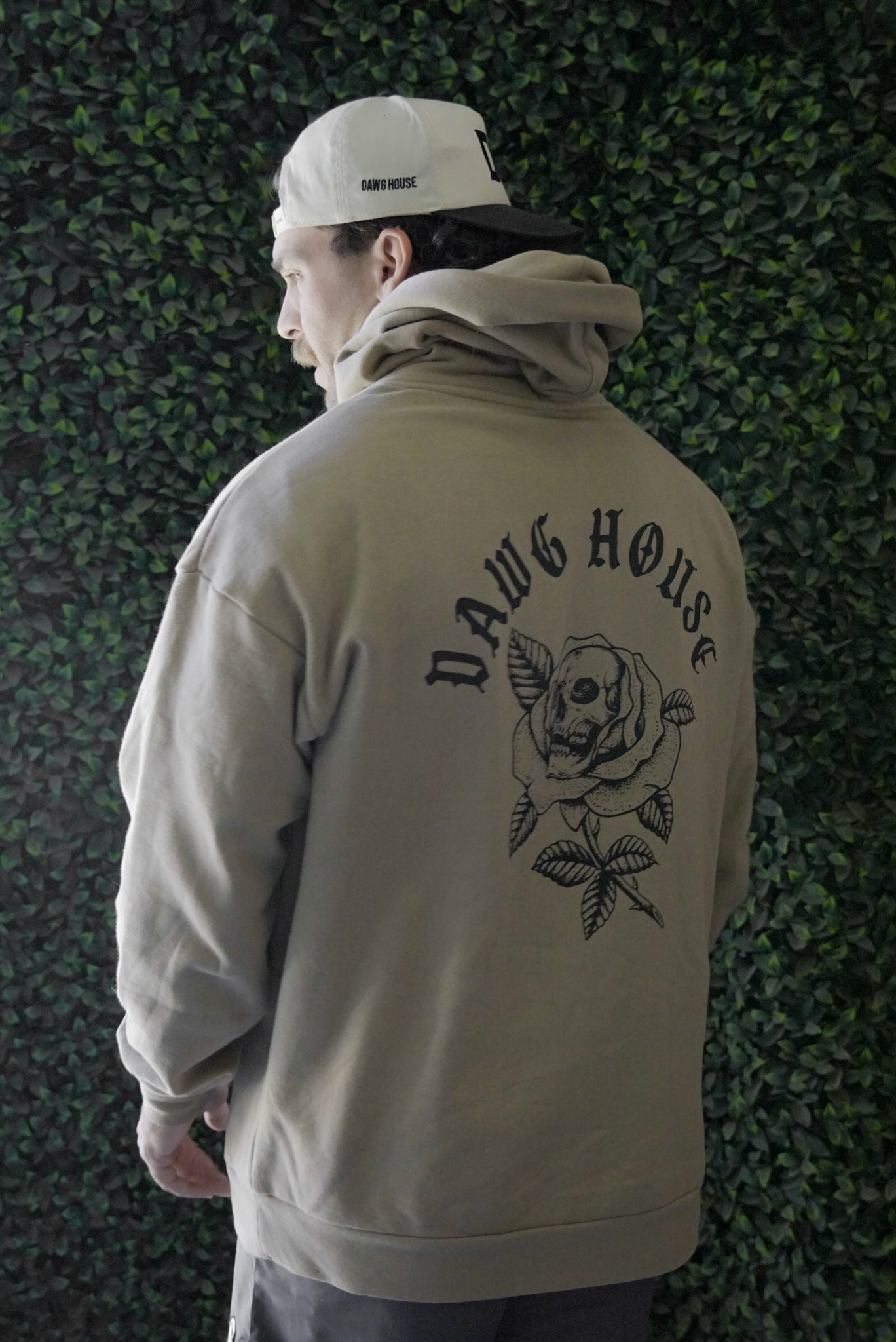 "Skull & Rose" Oversized Hoodie